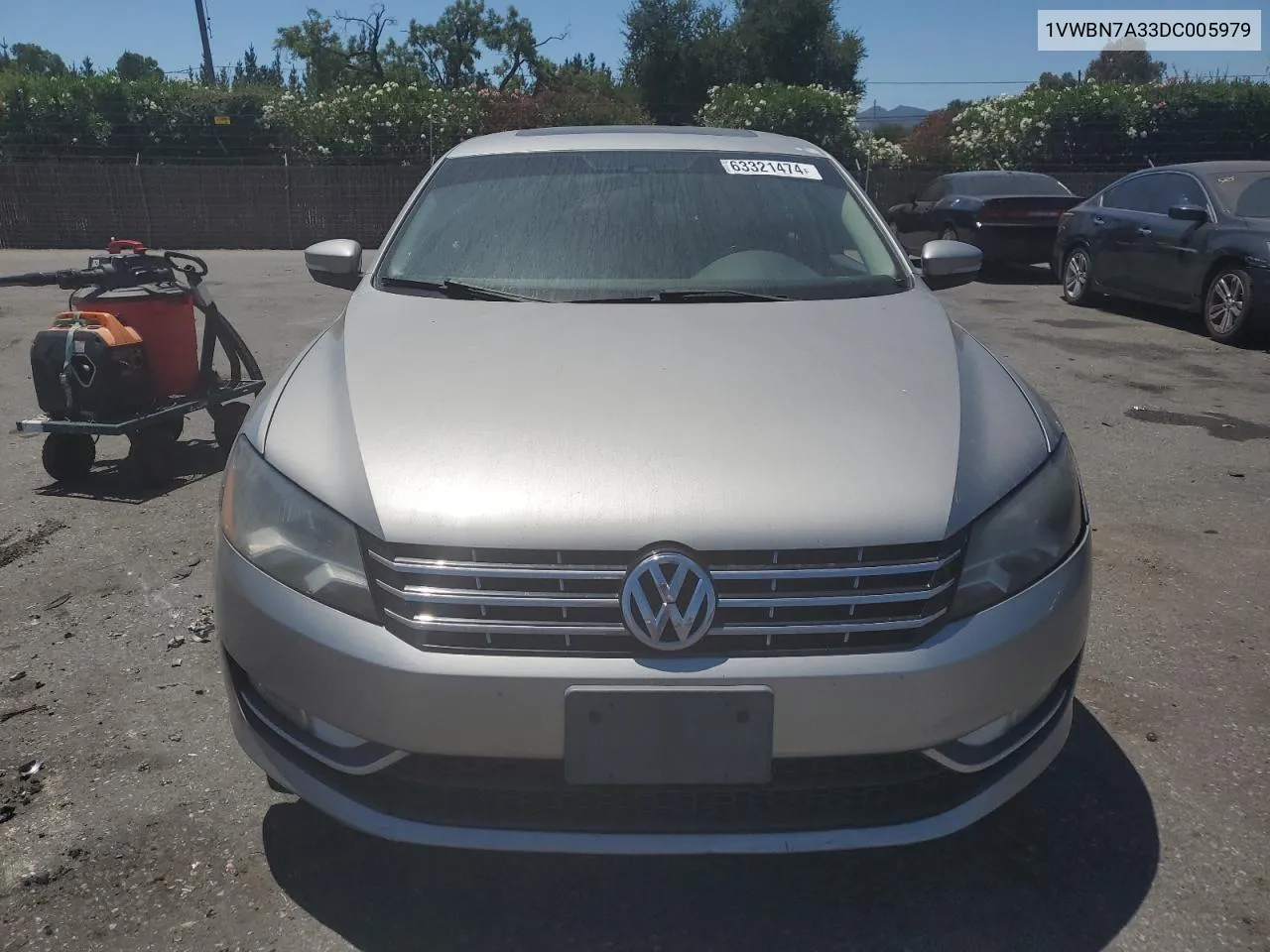 2013 Volkswagen Passat Se VIN: 1VWBN7A33DC005979 Lot: 63321474