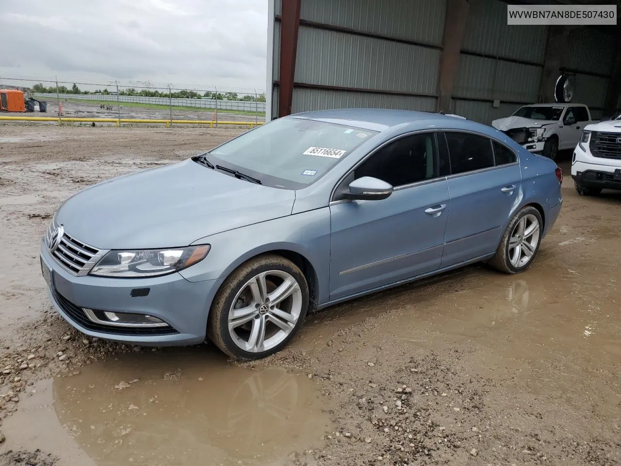 2013 Volkswagen Cc Sport VIN: WVWBN7AN8DE507430 Lot: 65116654