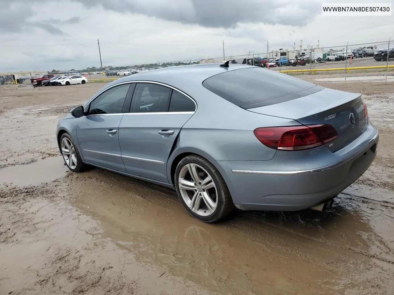 2013 Volkswagen Cc Sport VIN: WVWBN7AN8DE507430 Lot: 65116654