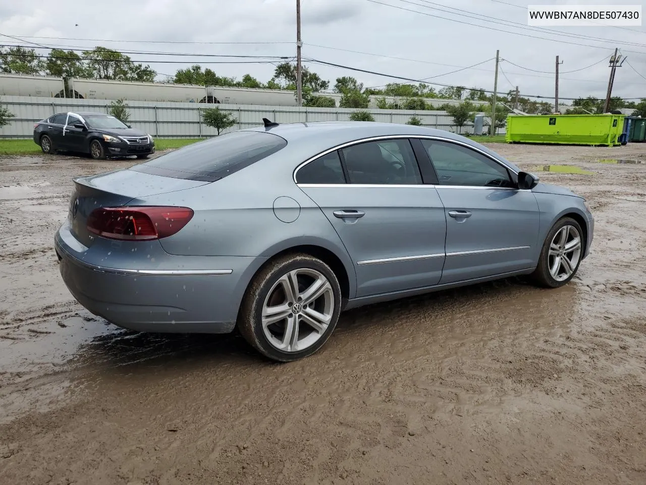 2013 Volkswagen Cc Sport VIN: WVWBN7AN8DE507430 Lot: 65116654