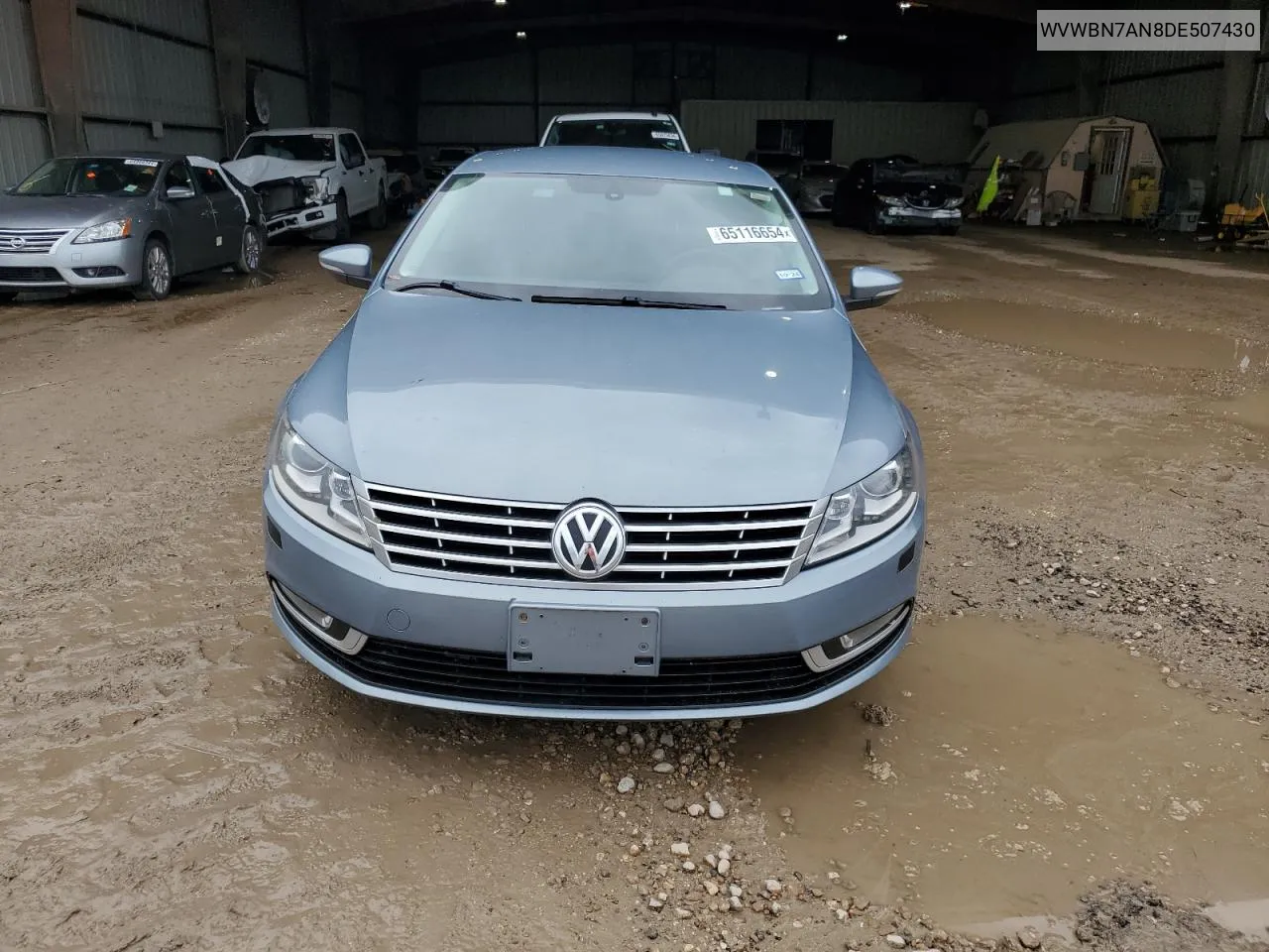 2013 Volkswagen Cc Sport VIN: WVWBN7AN8DE507430 Lot: 65116654