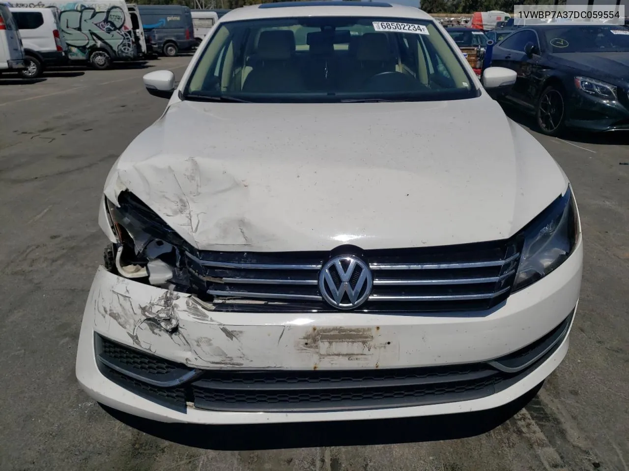 1VWBP7A37DC059554 2013 Volkswagen Passat Se