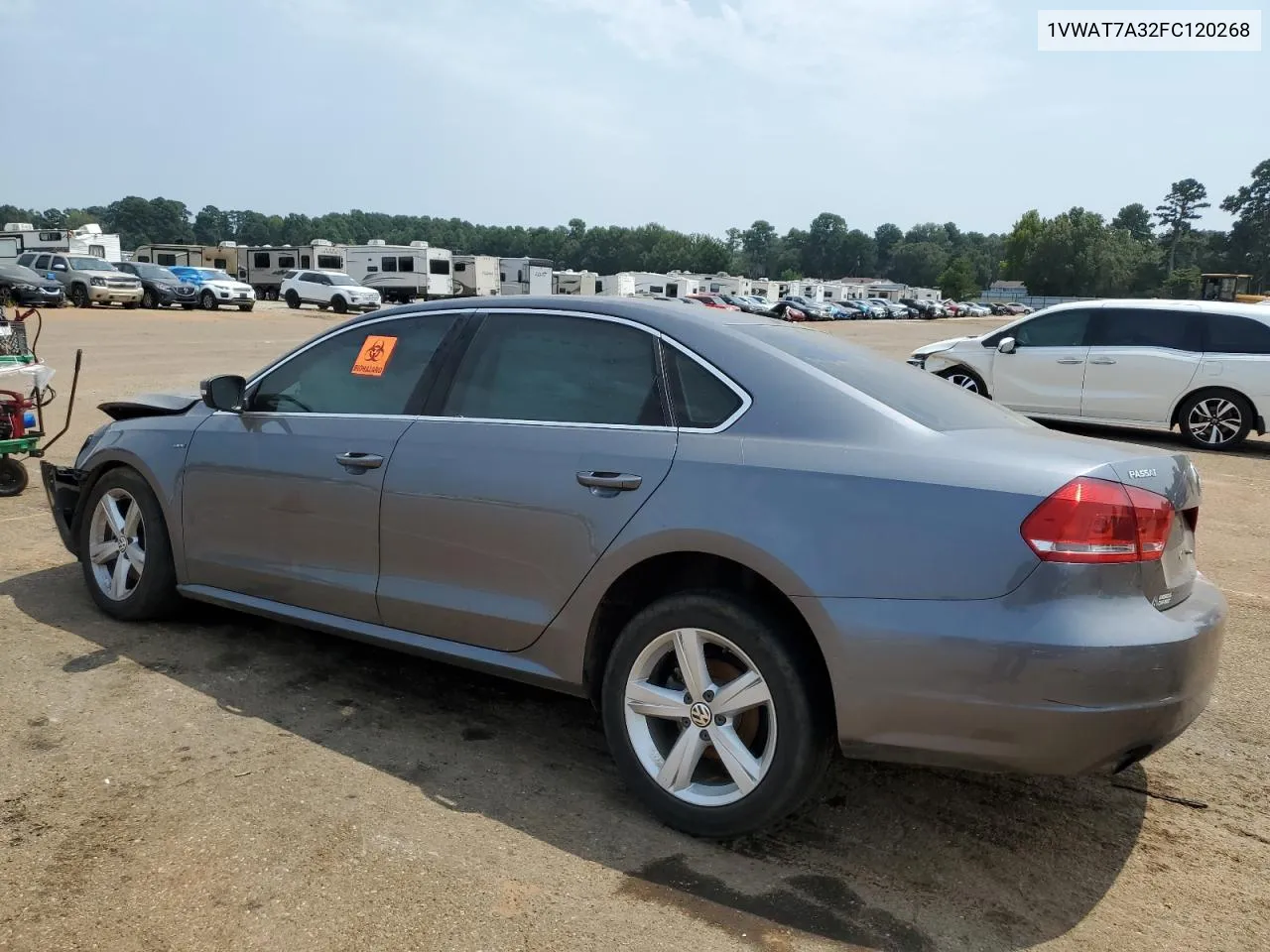 2015 Volkswagen Passat S VIN: 1VWAT7A32FC120268 Lot: 68567034