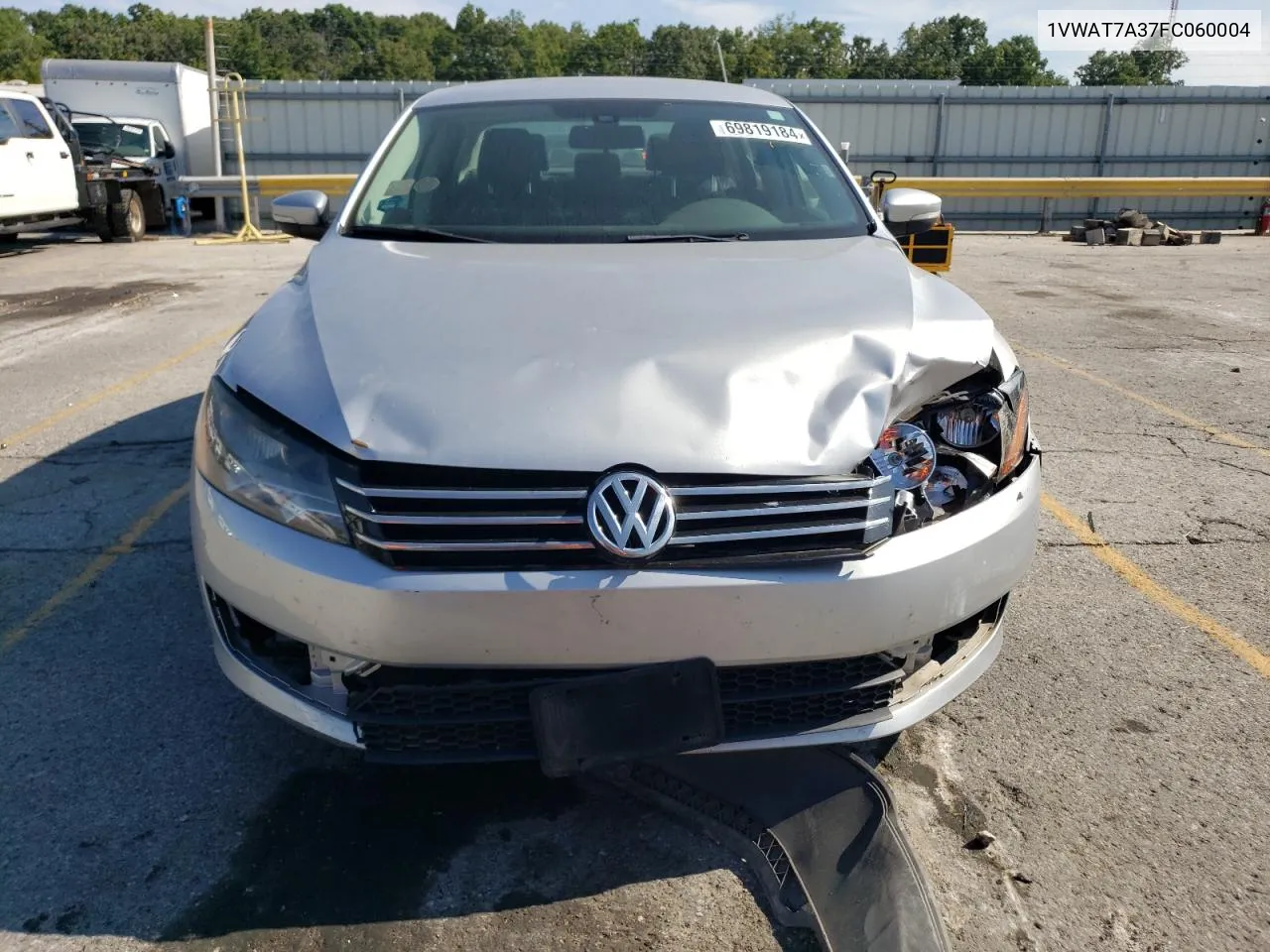 2015 Volkswagen Passat S VIN: 1VWAT7A37FC060004 Lot: 69819184