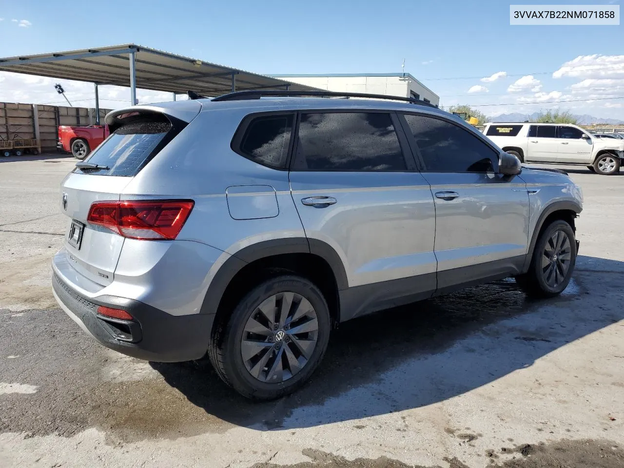 2022 Volkswagen Taos S VIN: 3VVAX7B22NM071858 Lot: 71552884