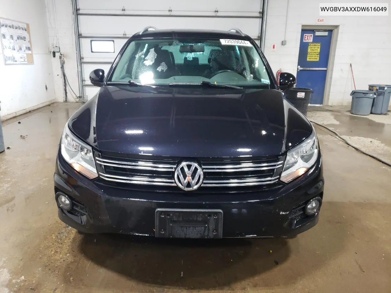 2013 Volkswagen Tiguan S VIN: WVGBV3AXXDW616049 Lot: 72039044