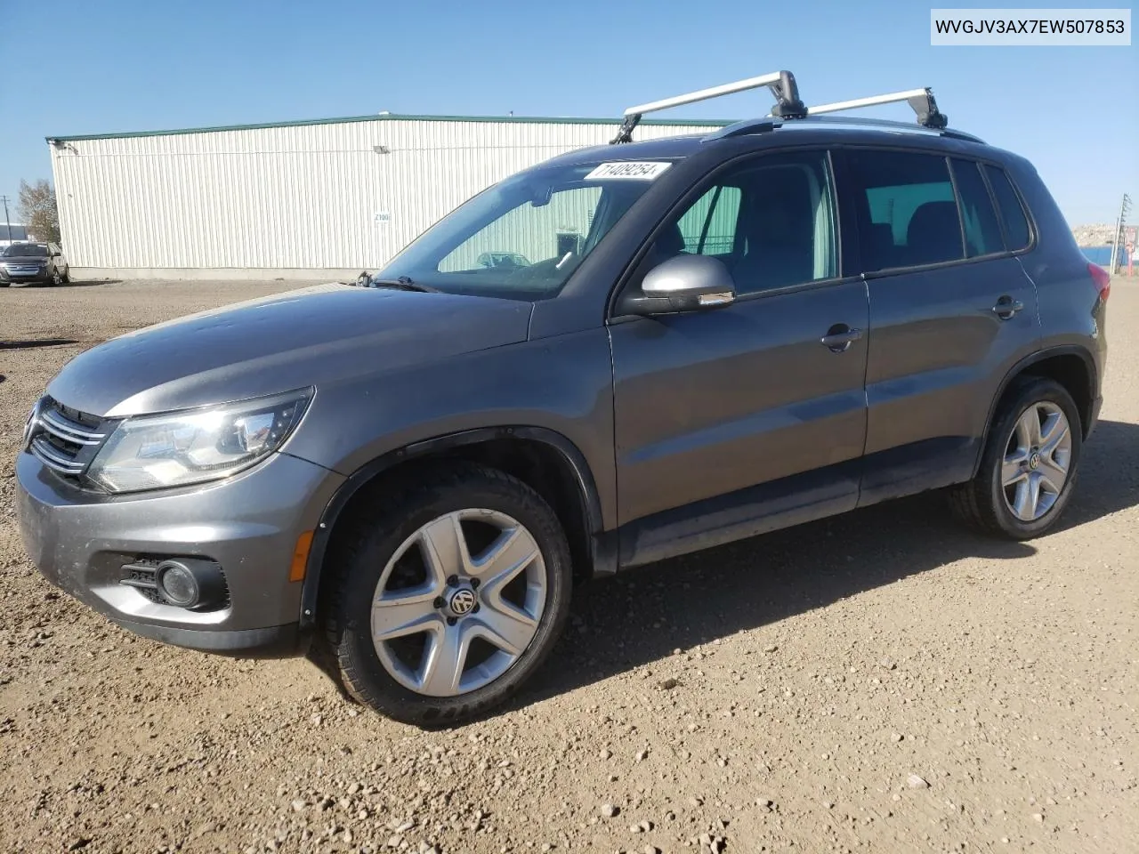 WVGJV3AX7EW507853 2014 Volkswagen Tiguan S