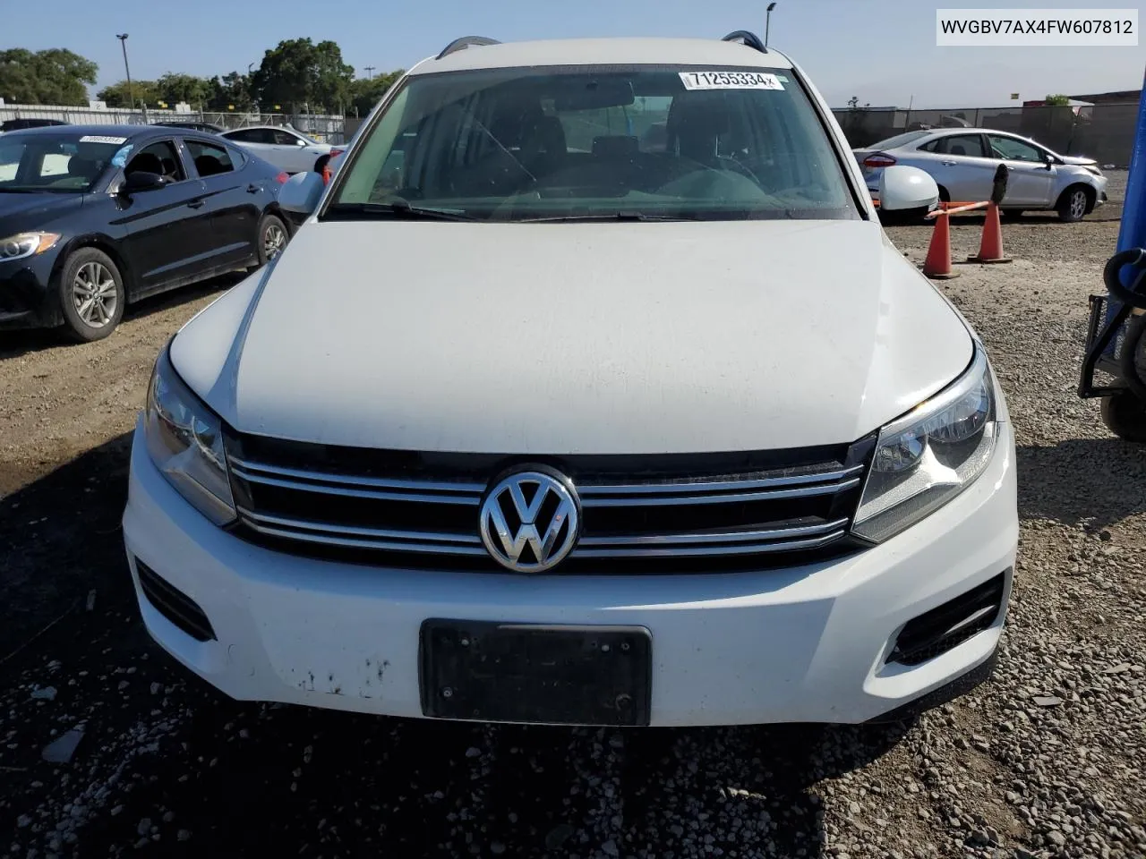 2015 Volkswagen Tiguan S VIN: WVGBV7AX4FW607812 Lot: 71255334