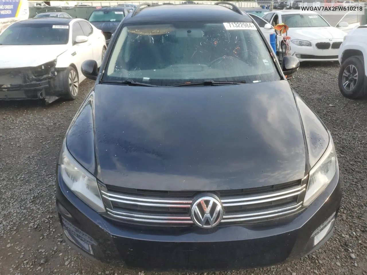 2015 Volkswagen Tiguan S VIN: WVGAV7AX2FW610218 Lot: 71322984