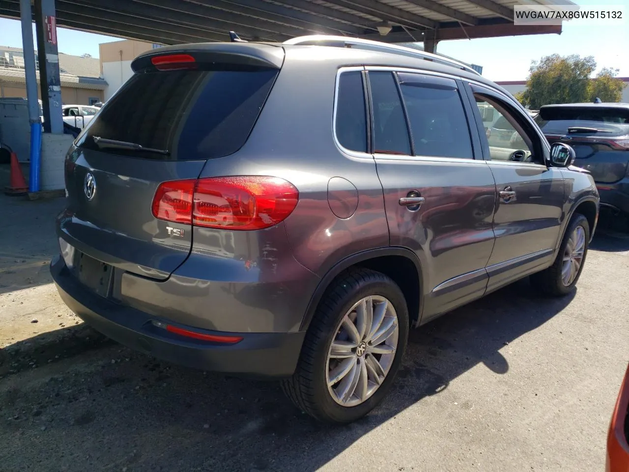 2016 Volkswagen Tiguan S VIN: WVGAV7AX8GW515132 Lot: 70524654