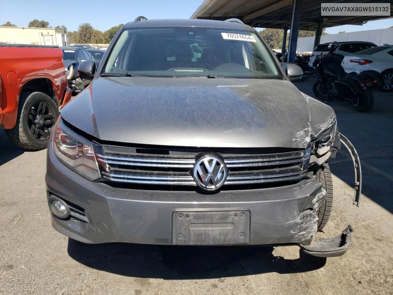 WVGAV7AX8GW515132 2016 Volkswagen Tiguan S