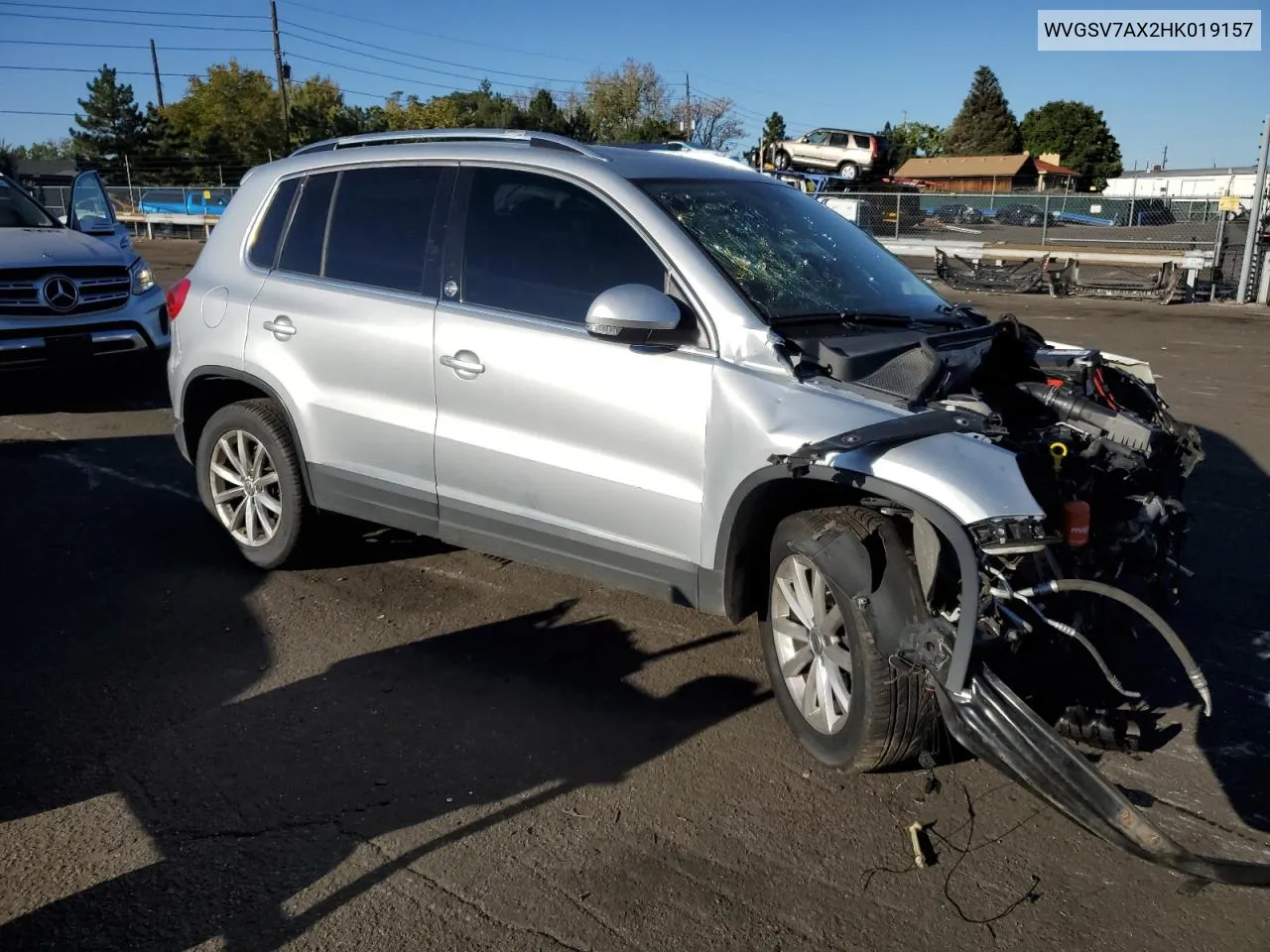 2017 Volkswagen Tiguan Wolfsburg VIN: WVGSV7AX2HK019157 Lot: 72355864