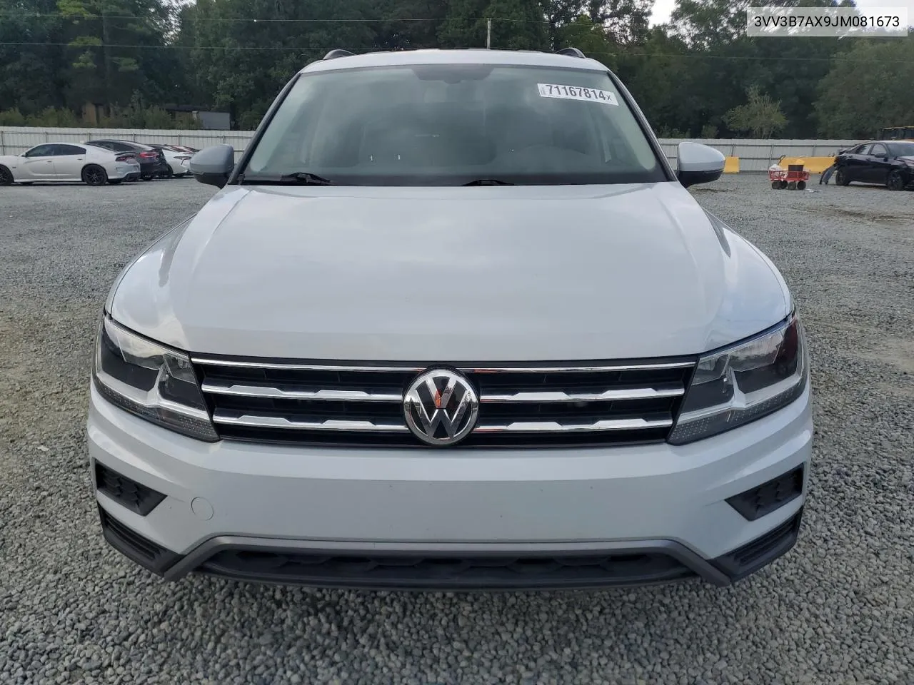 2018 Volkswagen Tiguan Se VIN: 3VV3B7AX9JM081673 Lot: 71167814