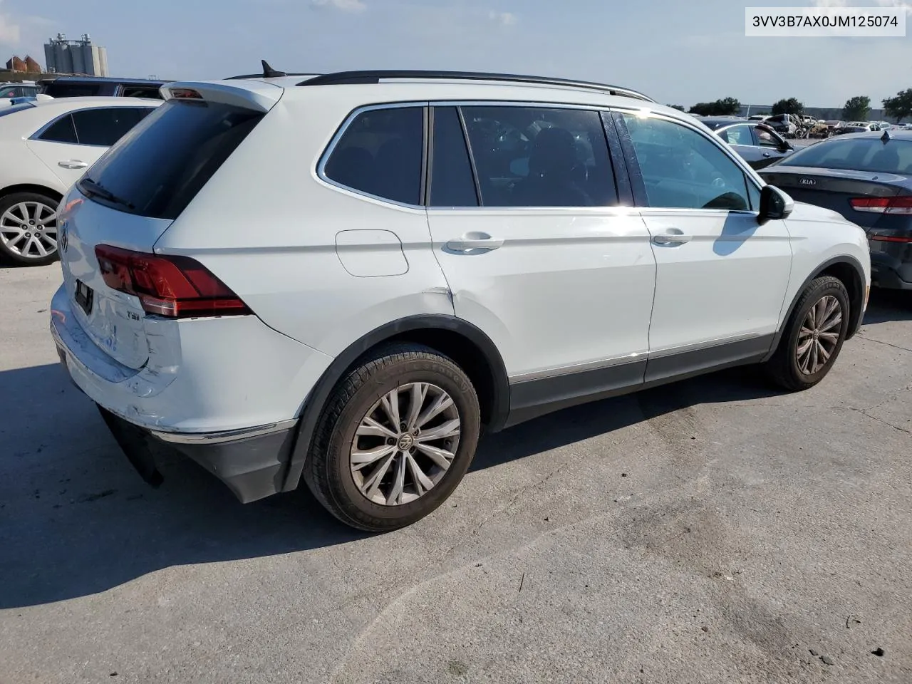 2018 Volkswagen Tiguan Se VIN: 3VV3B7AX0JM125074 Lot: 72264664