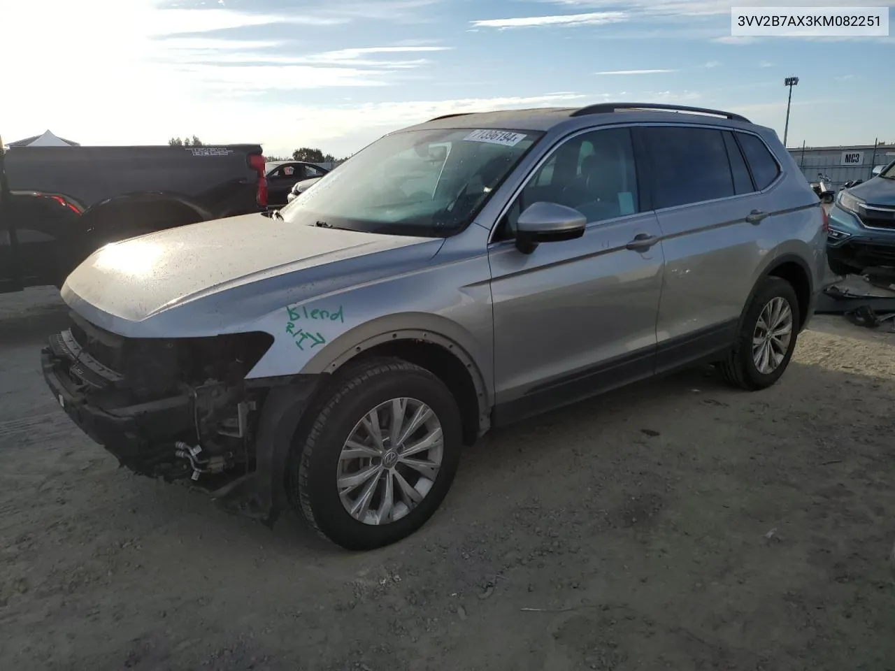 3VV2B7AX3KM082251 2019 Volkswagen Tiguan Se