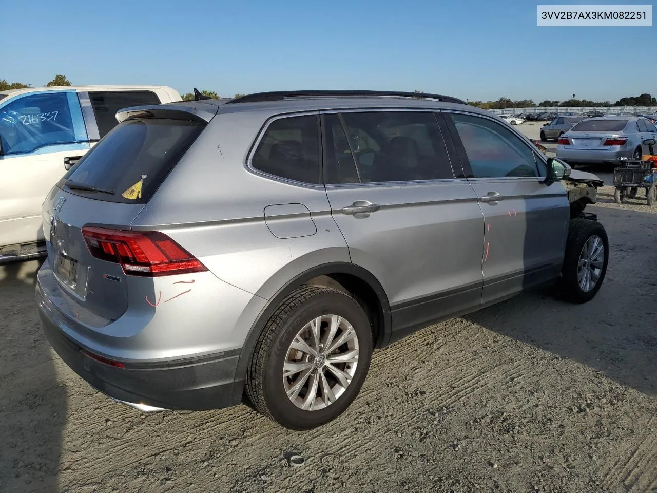 2019 Volkswagen Tiguan Se VIN: 3VV2B7AX3KM082251 Lot: 71396194