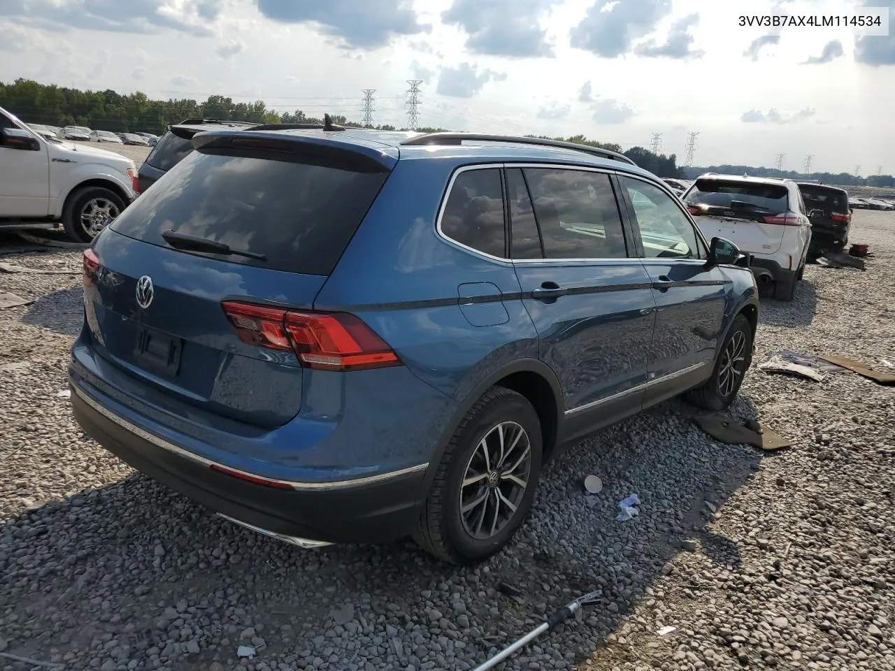 3VV3B7AX4LM114534 2020 Volkswagen Tiguan Se