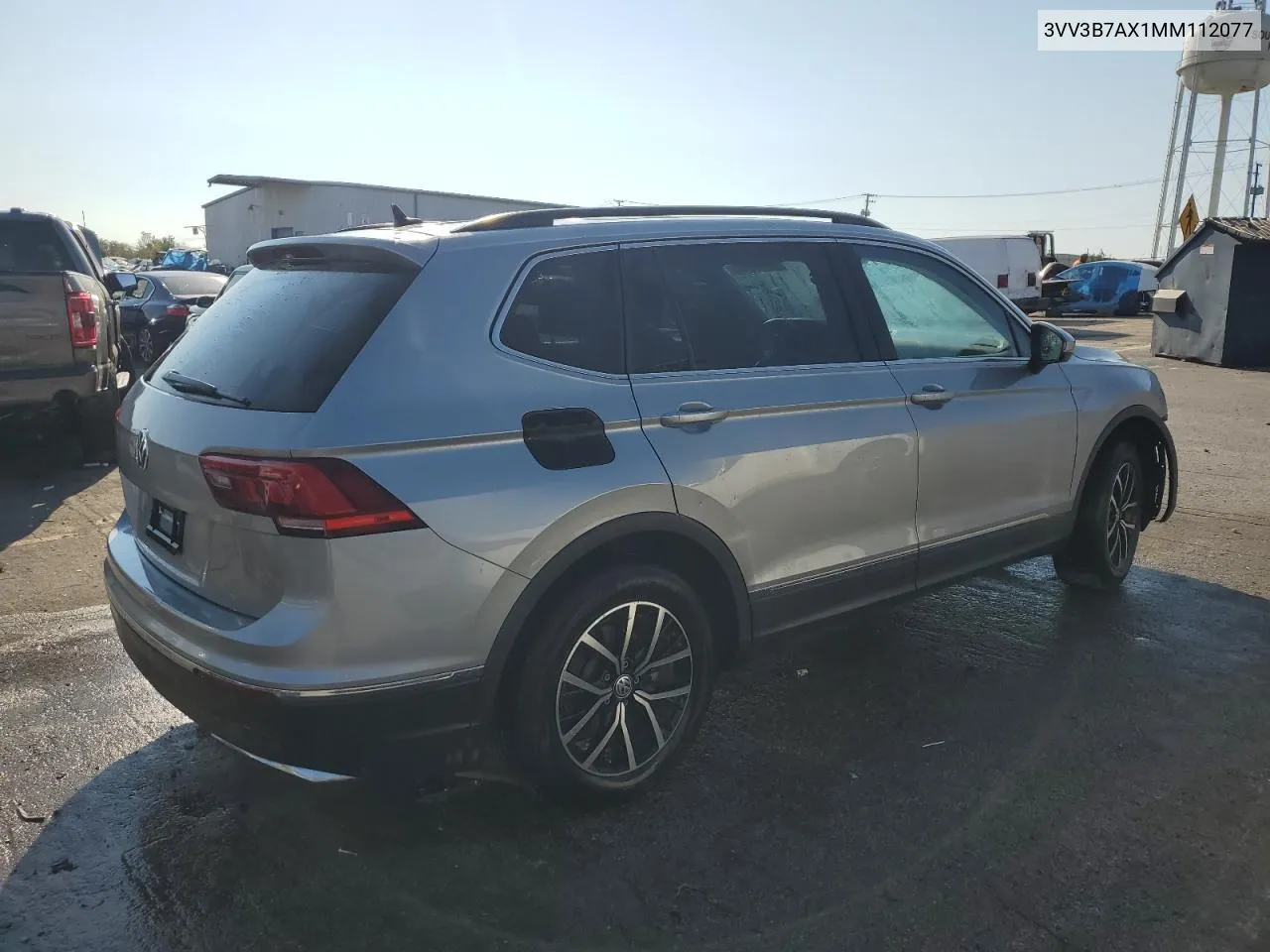 3VV3B7AX1MM112077 2021 Volkswagen Tiguan Se