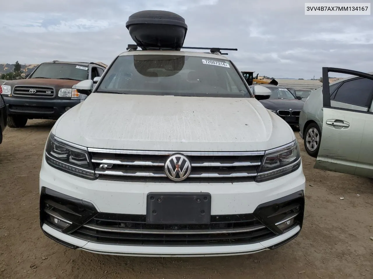 2021 Volkswagen Tiguan Sel Premium R-Line VIN: 3VV4B7AX7MM134167 Lot: 72007314