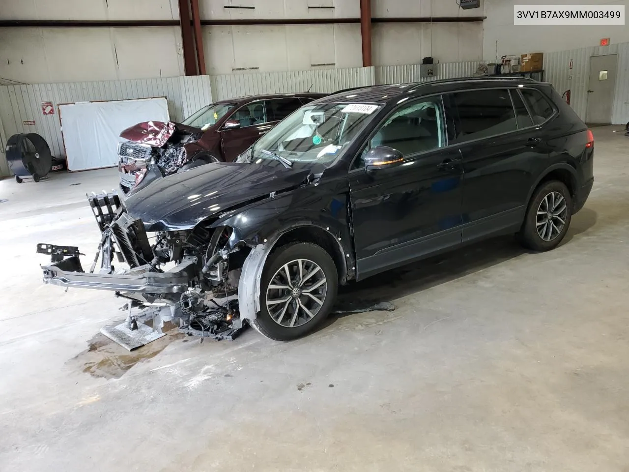 2021 Volkswagen Tiguan S VIN: 3VV1B7AX9MM003499 Lot: 72018104