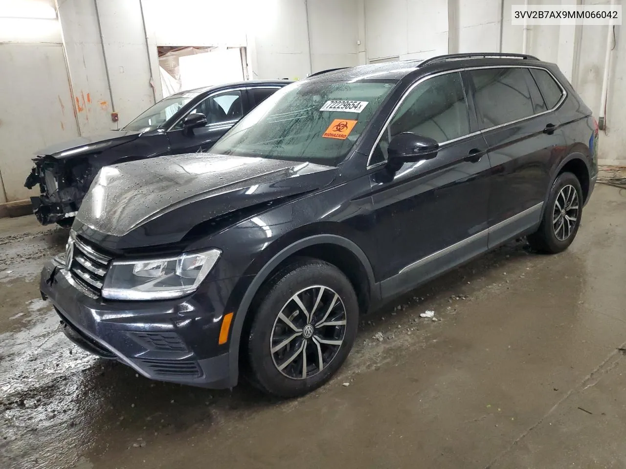 2021 Volkswagen Tiguan Se VIN: 3VV2B7AX9MM066042 Lot: 72229654