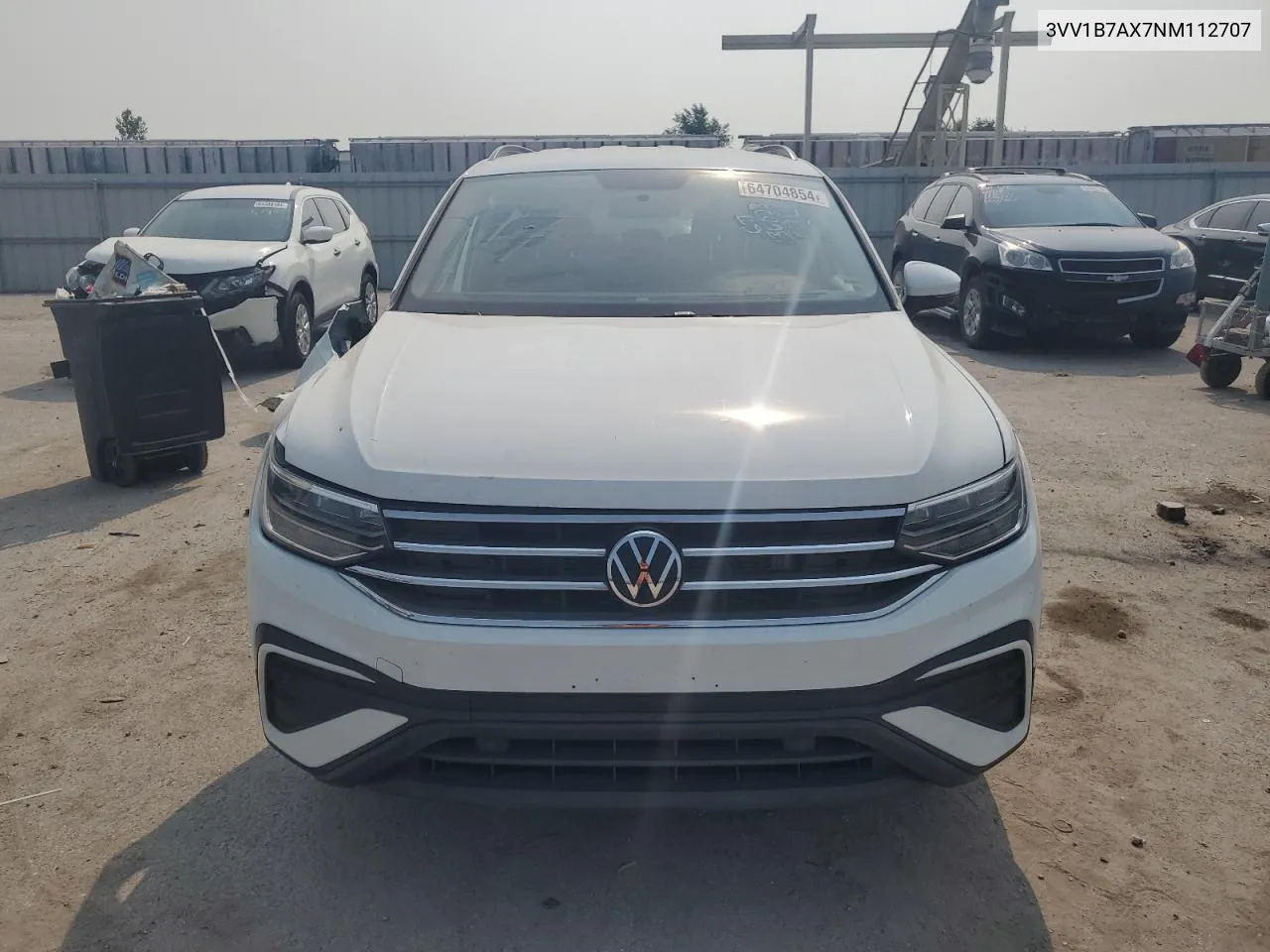 2022 Volkswagen Tiguan S VIN: 3VV1B7AX7NM112707 Lot: 64704854