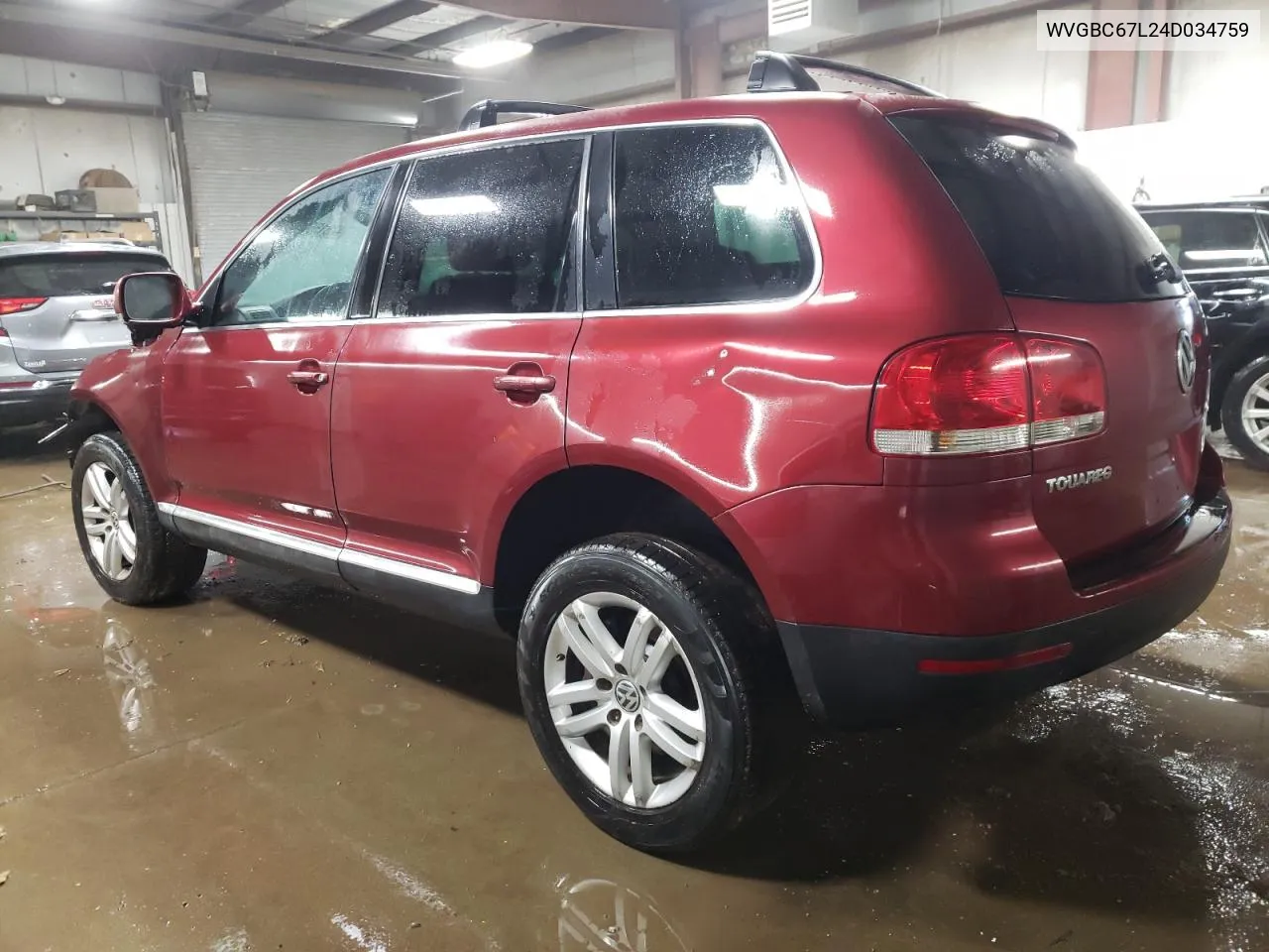 2004 Volkswagen Touareg 3.2 VIN: WVGBC67L24D034759 Lot: 42815624