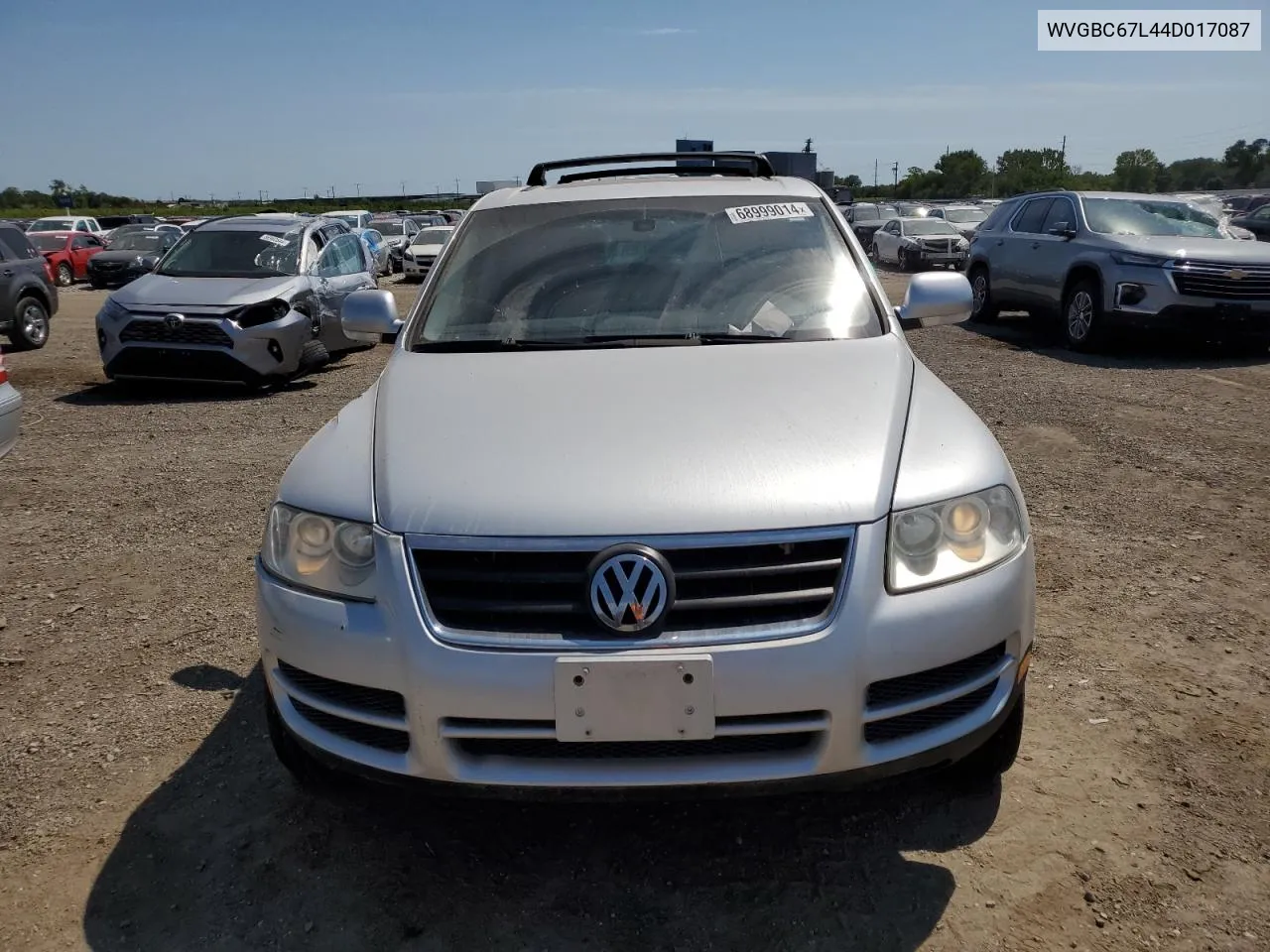 2004 Volkswagen Touareg 3.2 VIN: WVGBC67L44D017087 Lot: 68999014