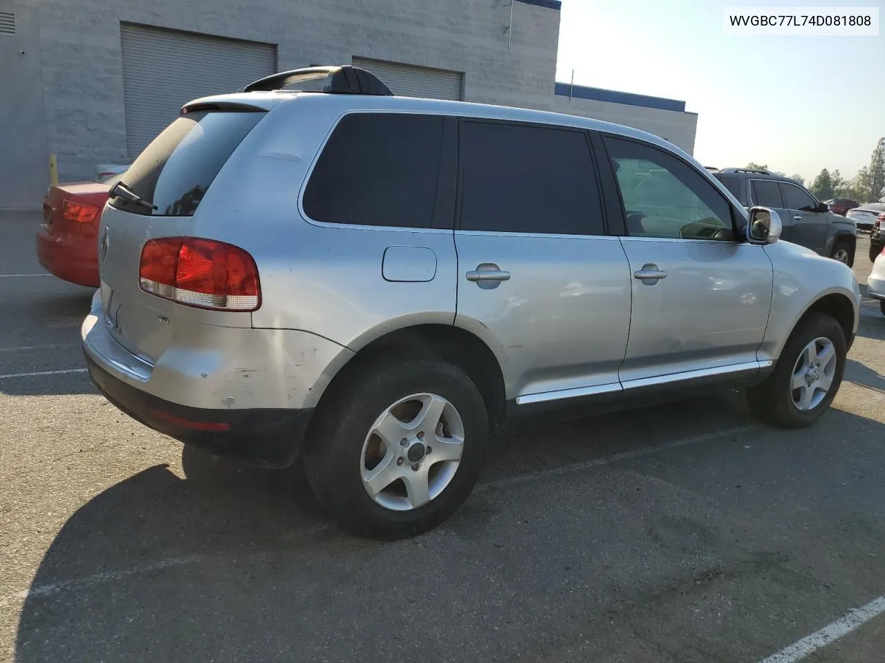 2004 Volkswagen Touareg 3.2 VIN: WVGBC77L74D081808 Lot: 70910274