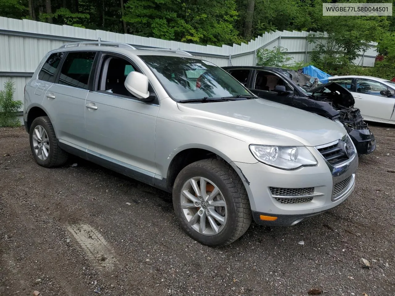 2008 Volkswagen Touareg 2 V6 VIN: WVGBE77L58D044501 Lot: 63064094