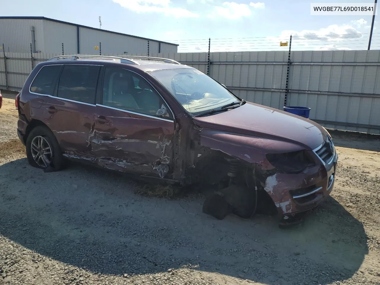 2009 Volkswagen Touareg 2 V6 VIN: WVGBE77L69D018541 Lot: 67569014