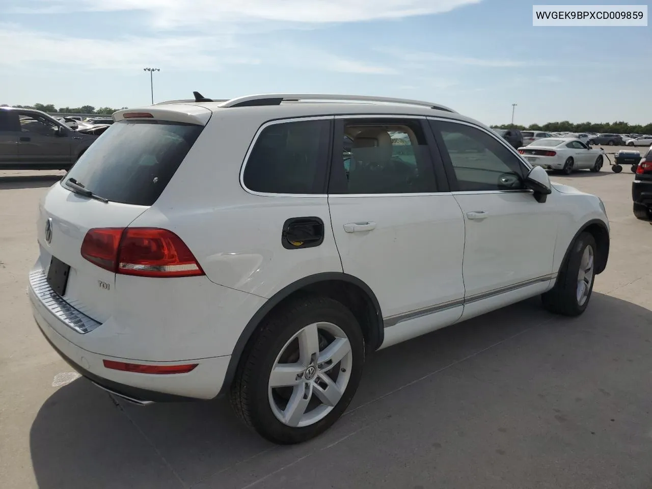 2012 Volkswagen Touareg V6 Tdi VIN: WVGEK9BPXCD009859 Lot: 67956944