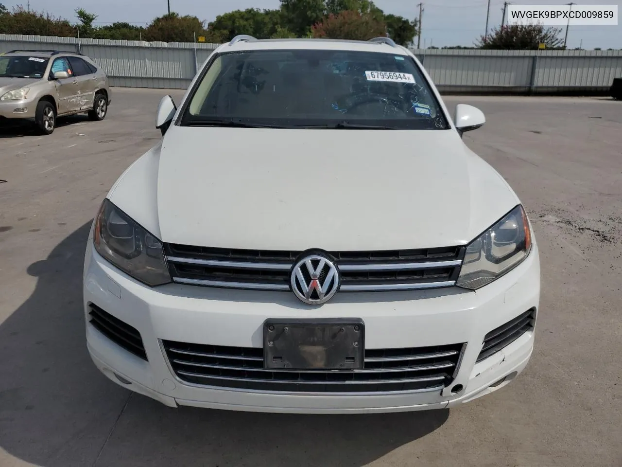 2012 Volkswagen Touareg V6 Tdi VIN: WVGEK9BPXCD009859 Lot: 67956944