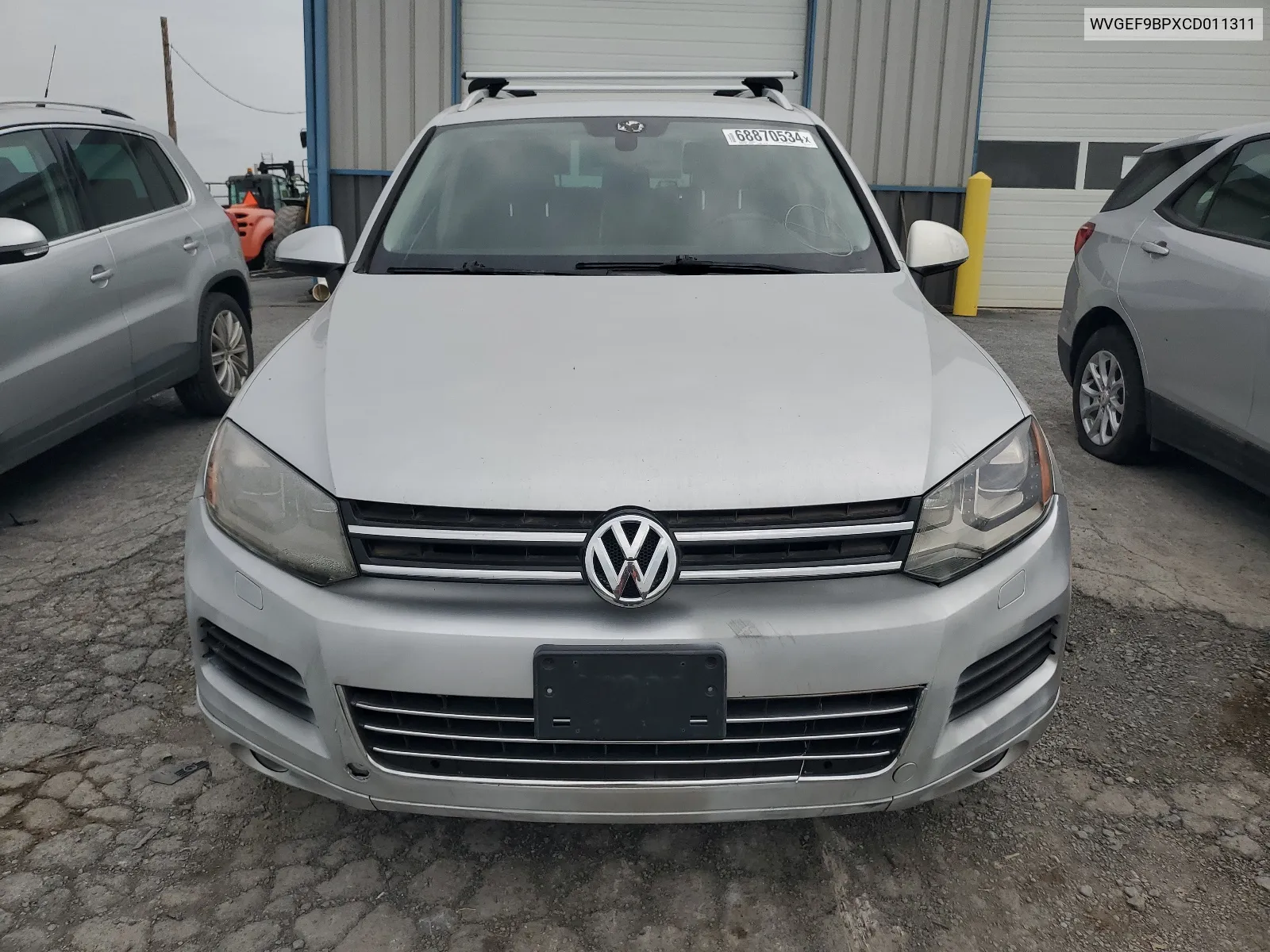 2012 Volkswagen Touareg V6 VIN: WVGEF9BPXCD011311 Lot: 68870534