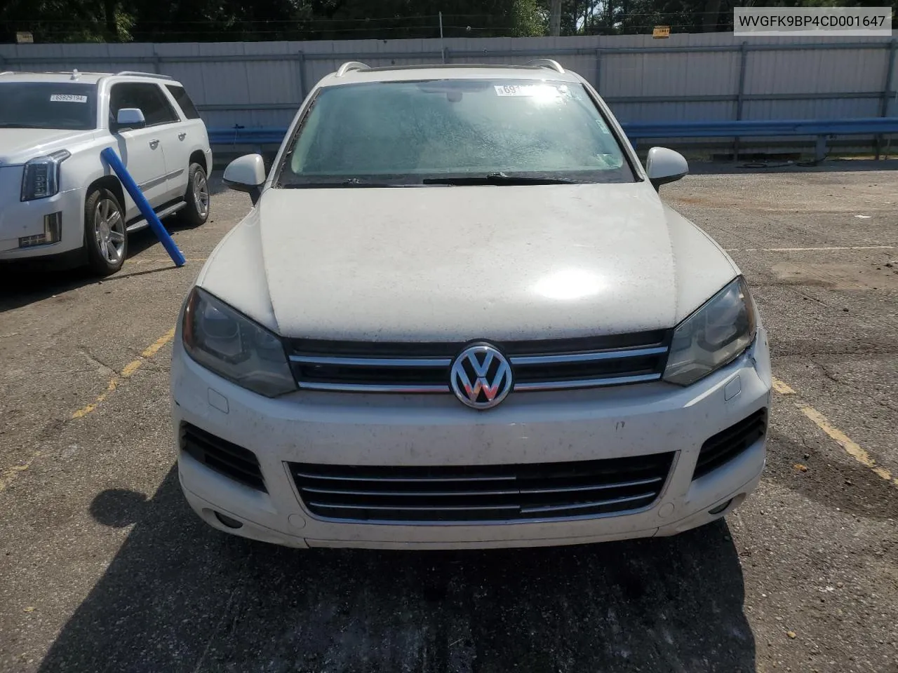 2012 Volkswagen Touareg V6 Tdi VIN: WVGFK9BP4CD001647 Lot: 69170844