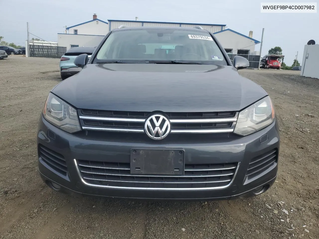 2012 Volkswagen Touareg V6 VIN: WVGEF9BP4CD007982 Lot: 69379534