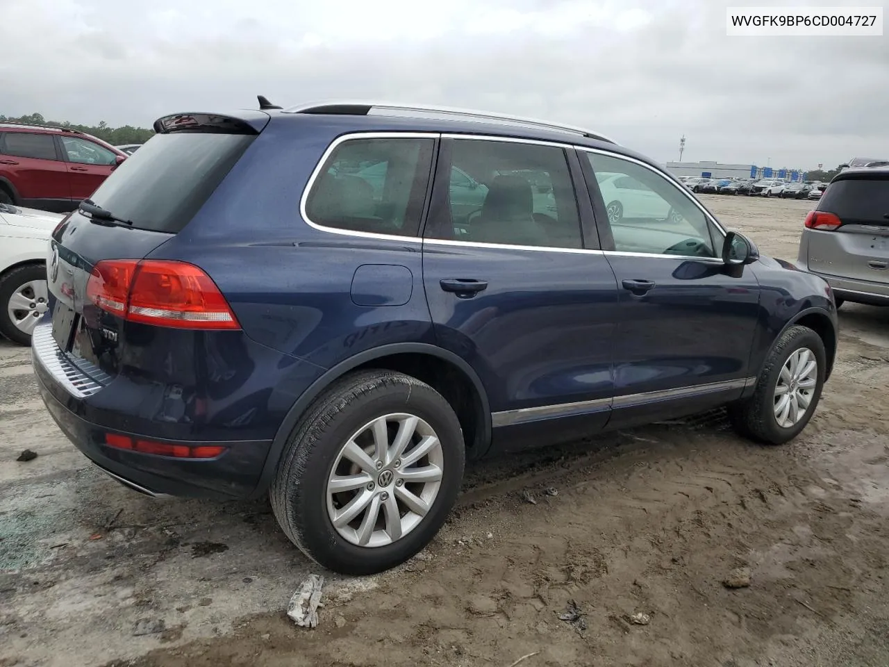 WVGFK9BP6CD004727 2012 Volkswagen Touareg V6 Tdi