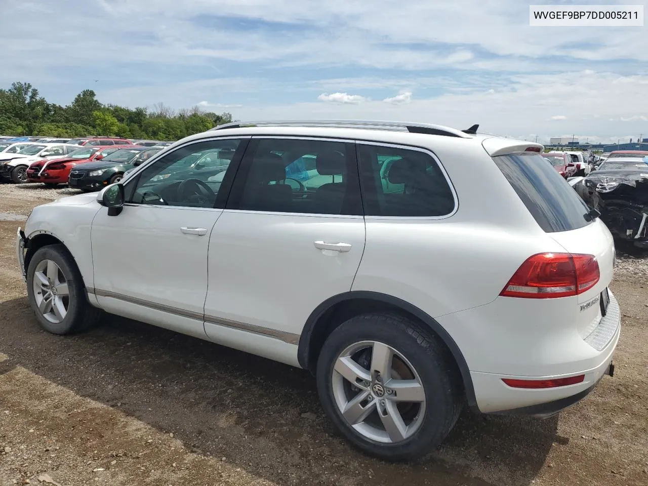 2013 Volkswagen Touareg V6 VIN: WVGEF9BP7DD005211 Lot: 69883034