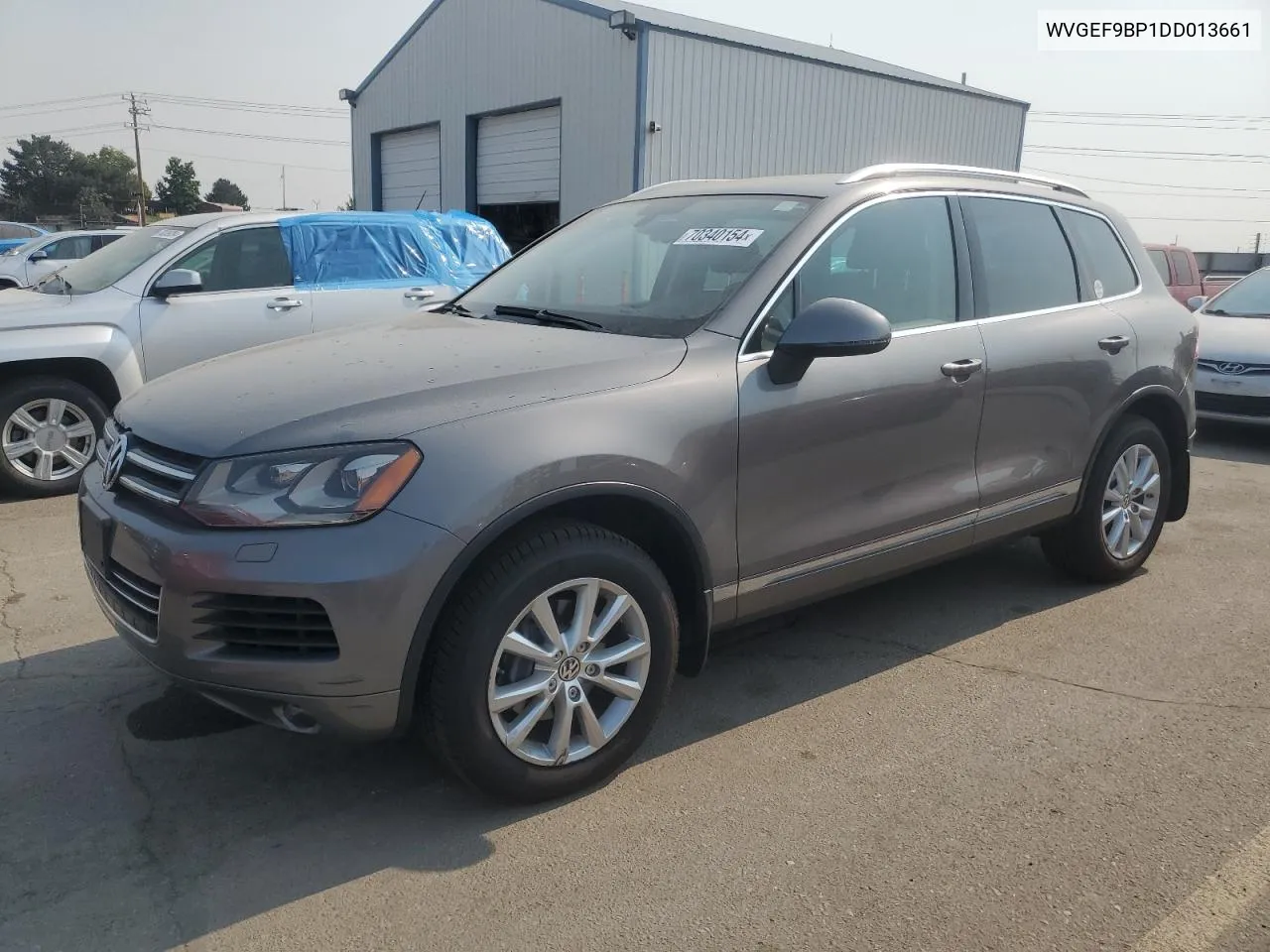 2013 Volkswagen Touareg V6 VIN: WVGEF9BP1DD013661 Lot: 70340154