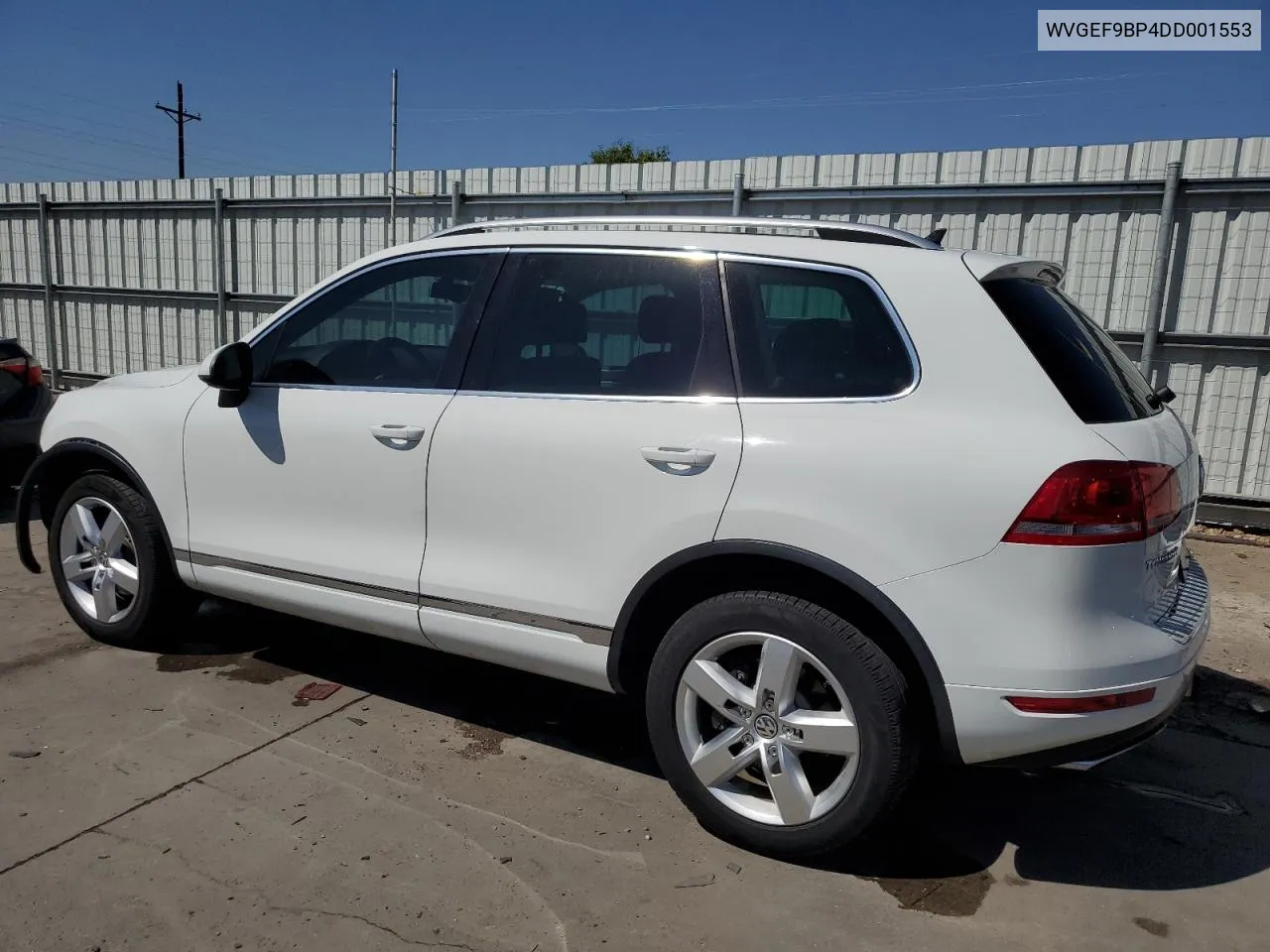 2013 Volkswagen Touareg V6 VIN: WVGEF9BP4DD001553 Lot: 71083274