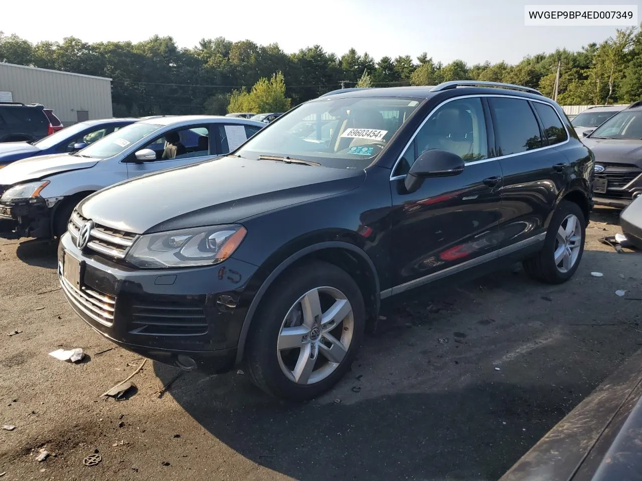 2014 Volkswagen Touareg V6 Tdi VIN: WVGEP9BP4ED007349 Lot: 69603454