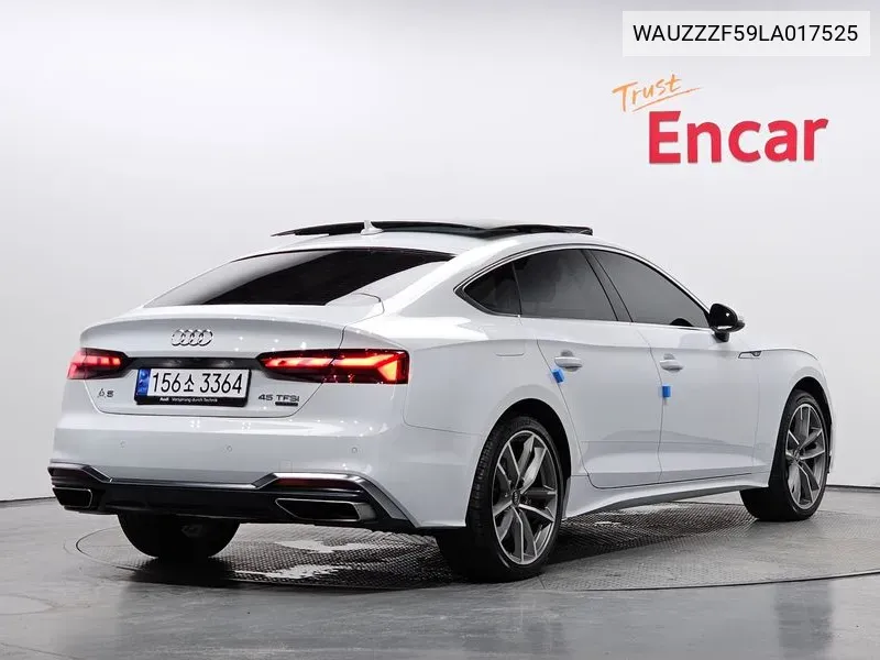 Audi A5 (F5) 45 Tfsi Quattro Premium Sportback VIN: WAUZZZF59LA017525 Lot: 38165819