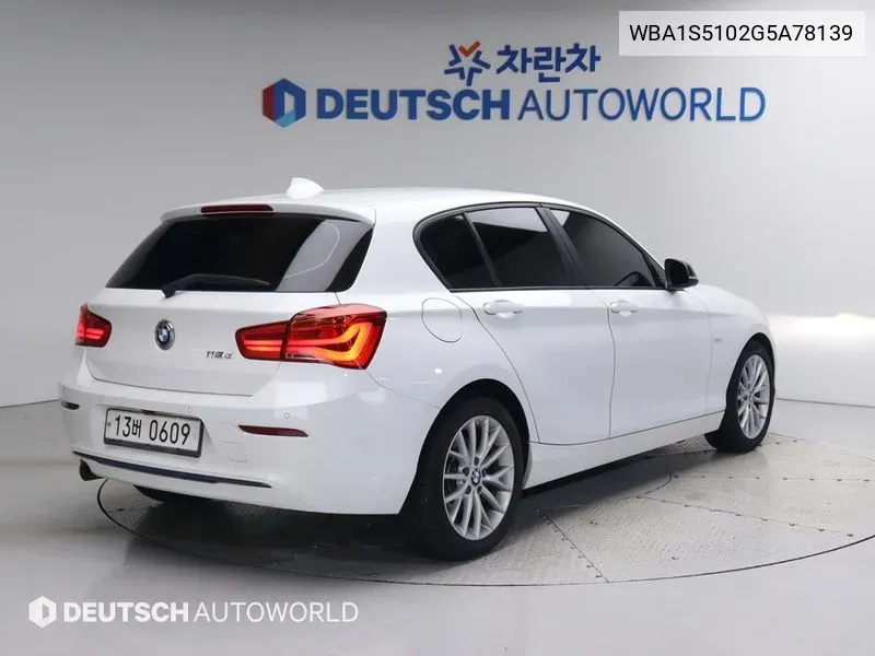 BMW 1 Series (F20) 118D Sports 5-Door VIN: WBA1S5102G5A78139 Lot: 38112904