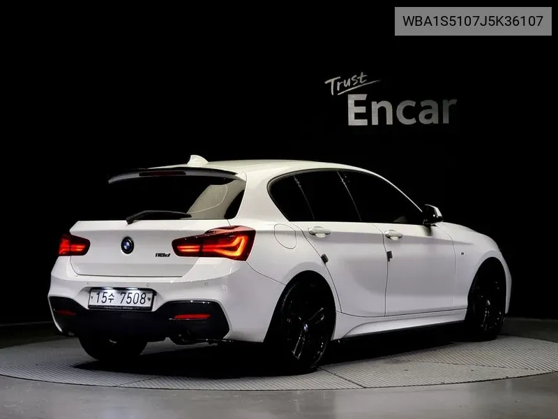 BMW 1 Series (F20) 118D M Sports Shadow 5-Door VIN: WBA1S5107J5K36107 Lot: 38176950