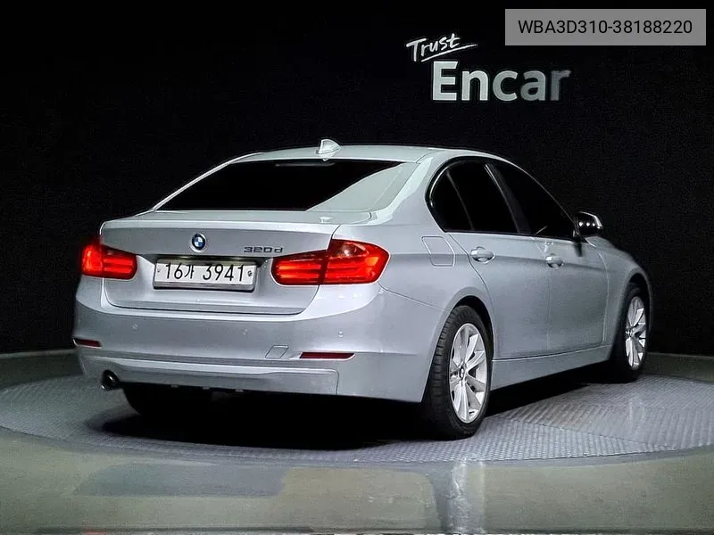 BMW 3 Series (F30) 320D VIN: WBA3D310-38188220 Lot: 38188220