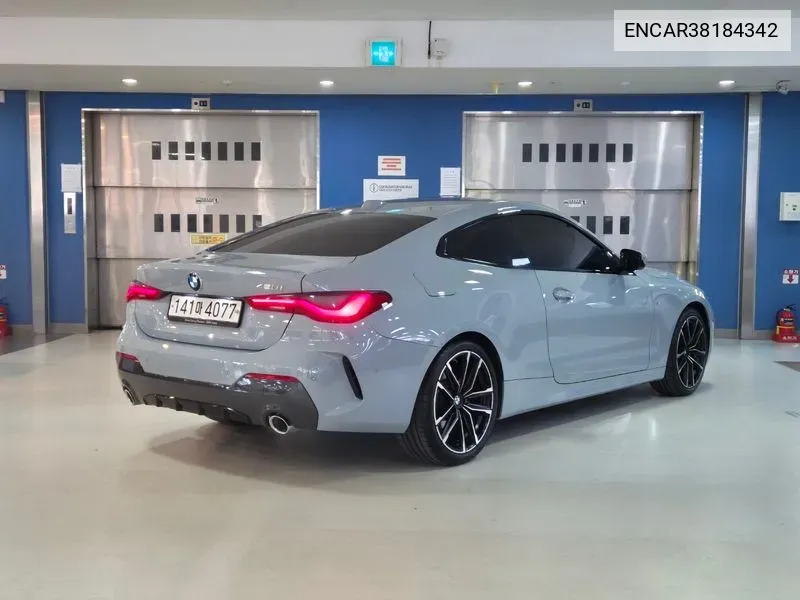 BMW 4 Series (G22) 420I M Sports Coupe VIN: ENCAR38184342 Lot: 38184342