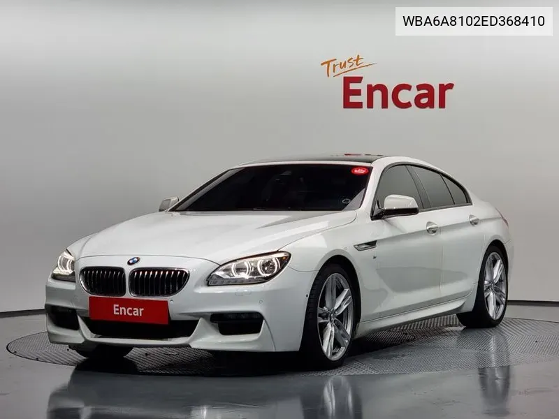 BMW 6 Series (F12) 640D xDrive M Sports Gran Coupe VIN: WBA6A8102ED368410 Lot: 38165855