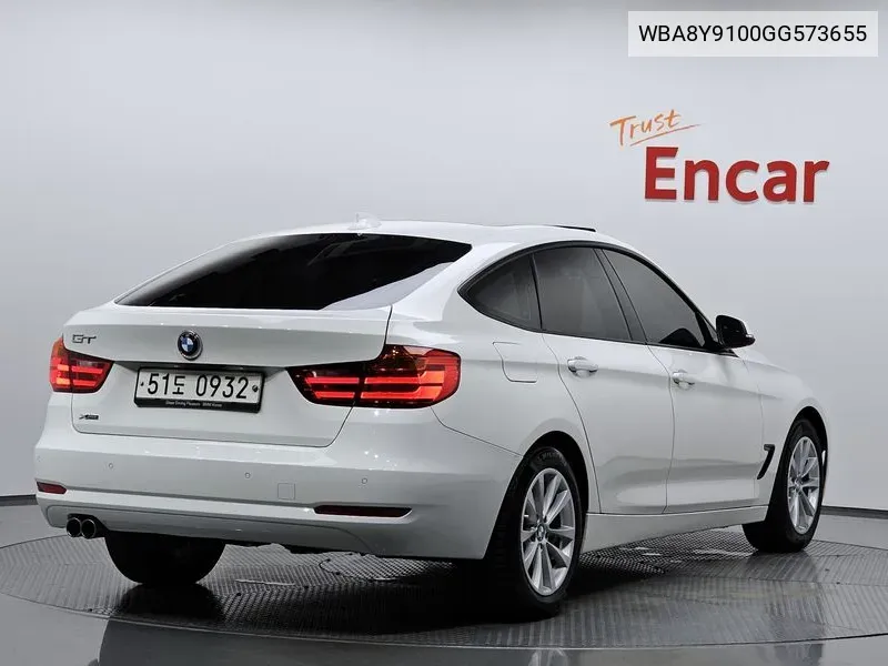 BMW 3 Series Gt (F34) Gt 320D xDrive VIN: WBA8Y9100GG573655 Lot: 38179654