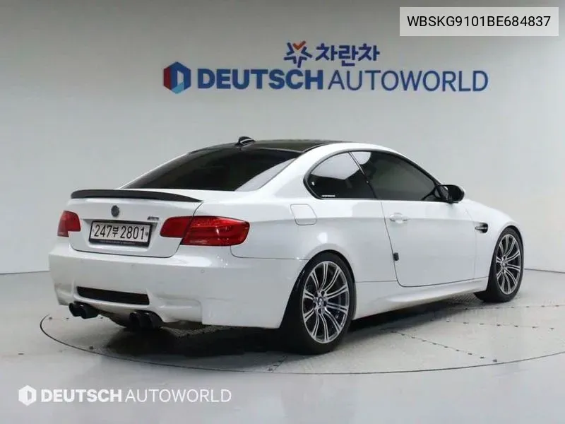 BMW M3 (E90) M3 Coupe VIN: WBSKG9101BE684837 Lot: 38152498