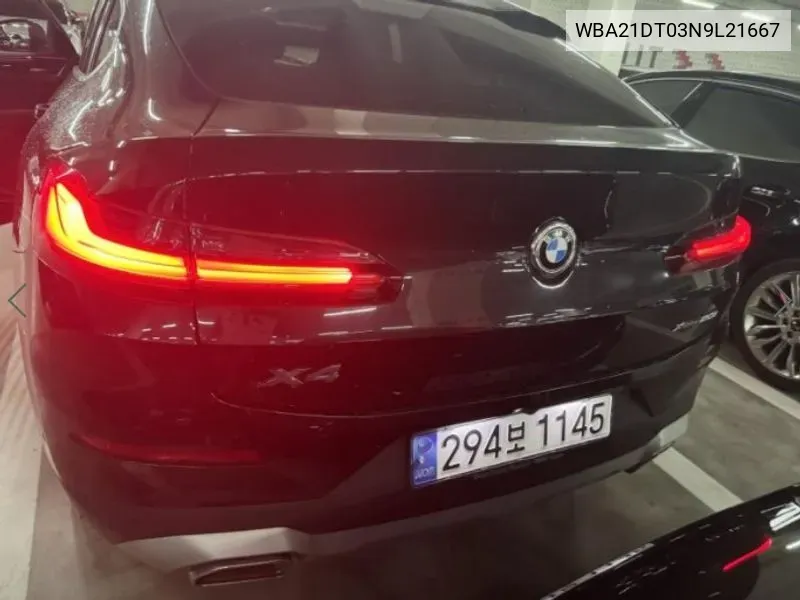 BMW X4 (G02) xDrive20I Xline VIN: WBA21DT03N9L21667 Lot: 38188251